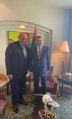 وزير الخارجية يلتقي رئيس حكومة الوحدة الوطنية الليبية