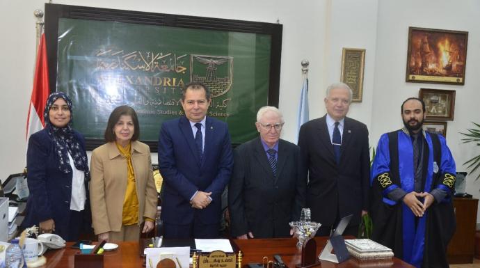الماجستير للباحث إسلام المنسي حول التداخل الإيراني في الأزمة السورية