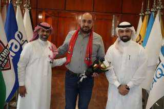 نائب الرئيس التنفيذي لنادي الوحدة السعودي يستقبل الدكتور محمد شريف رئيس نادي بلقاس سيتي بمقر النادي في مكة