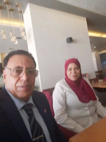المستشار توني فؤاد والدكتورة فاتن فتحي