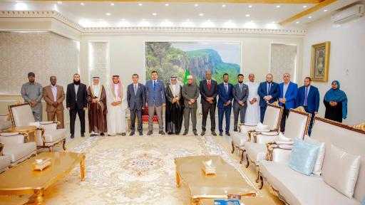 رئيس جمهورية صوماليلاند يستقبل وفد الإدارة العليا للمجلس الأعلى للاقتصاد العربي الإفريقي بالقصر الرئاسي