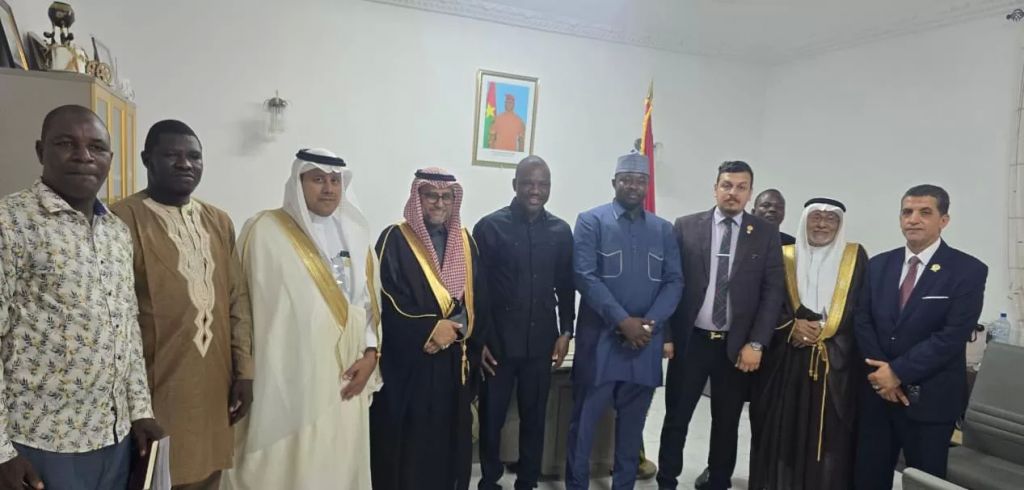 Delegation from the Arab-African Council for Economy Meets with the Burkinabe Presidential Chief of Staff for Major Projects