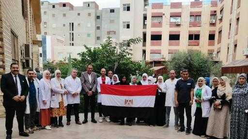 فريق أطباء وتمريض مستشفى السنبلاوين يُشارك في انتخابات الشيوخ