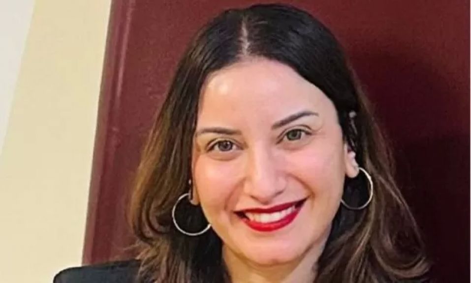 الدكتورة إيمان سالم، أمينة الاتصال السياسي بأمانة حزب المؤتمر بالقاهرة
