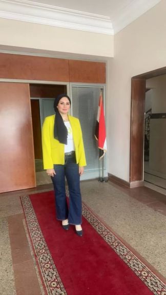 النائبة شيرين صبري، عضو مجلس الشيوخ