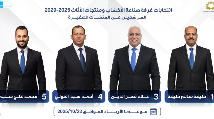 انتخابات غرفة صناعة الأخشاب تشهد منافسة قوية بين المرشحين