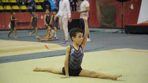 عمر اليماني يحصد ذهبية بطولة الجمهورية للجمباز