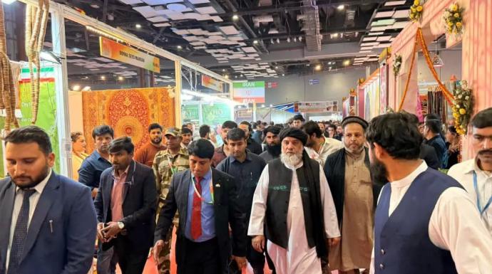 الهند تستقبل وزير الصناعة والتجارة الأفغاني بمعرض Pragati Maidan