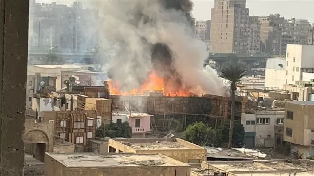 حريق استديو مصر