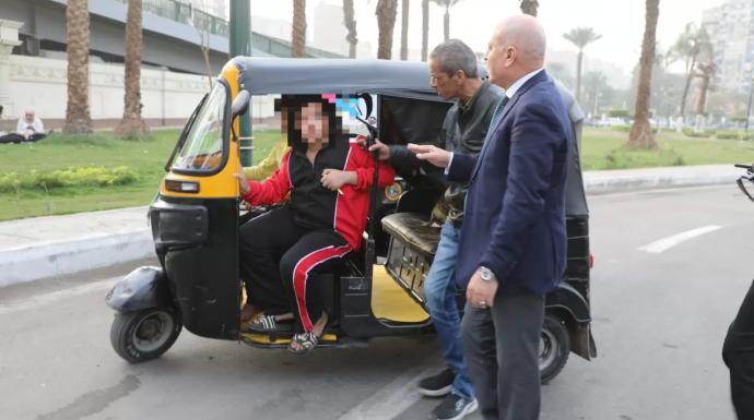 مصادرة تكاتك يقودها أطفال بحدائق القبة وتشديد الحملات اليومية