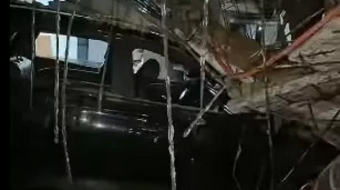 فيديو.. أشرف إسماعيل يكشف أسباب انهيار سقف الجراج على سيارة شيماء سعيد