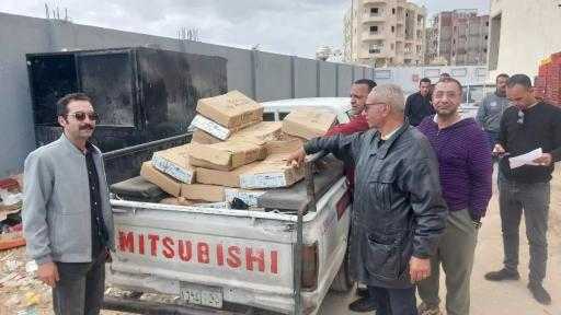 المنيا : حملات مستمرة لضبط الاسواق