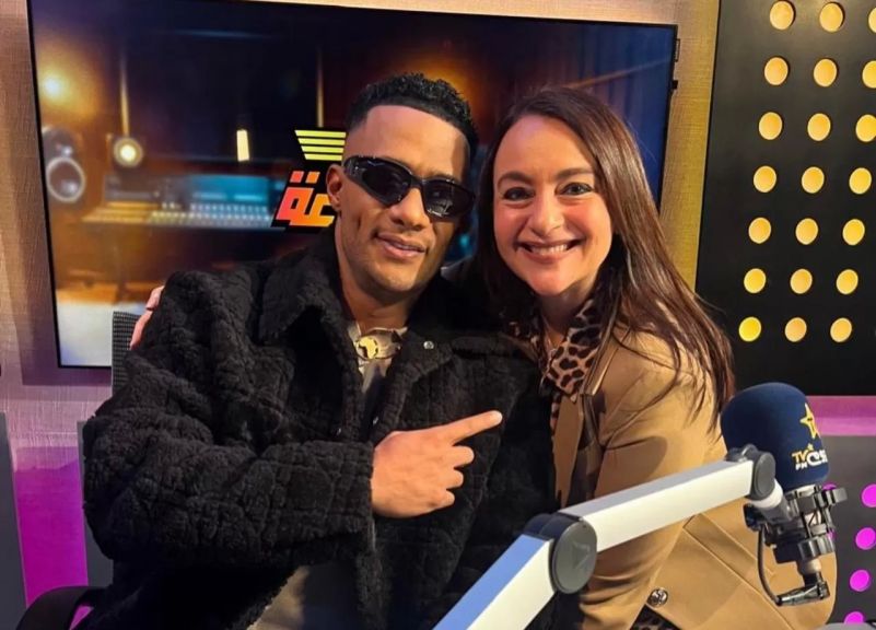 محمد رمضان والإعلامية جيهان عبدالله 