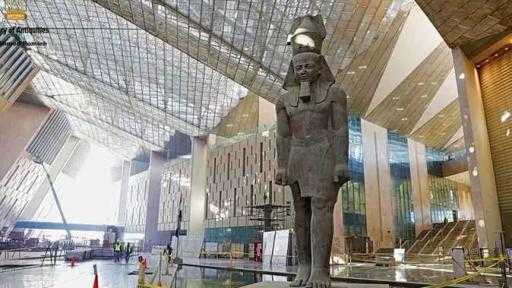 وزارة السياحة: تسريب مياه الأمطار بالمتحف الكبير يتوافق مع التصميم ونظام التهوية