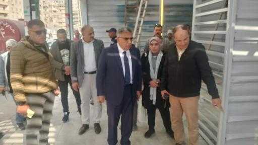 محافظ الدقهلية في جولته بالمنصورة يؤكد علي الانتهاء من الفرع الثاني للمعرض الدائم السبع الغذائية