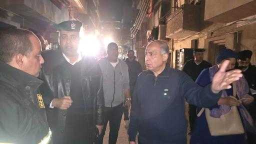 انهيار منزل بطه السبع بالمنيا