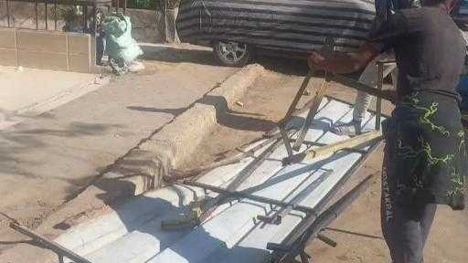 حملة لإزالة الحواجز الحديدية والتعديات على شارع الفيوم بحي دار السلام القاهرة