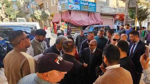 أسيوط : وفد هندي يتفقد مراحل رصف الطرق في منفلوط