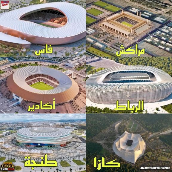 الملاعب الرياضية بالمغرب 