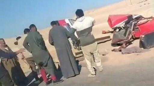 بالأسماء  5ضحايا و5 مصابين في حادث تصادم الشيخ فضل بالمنيا