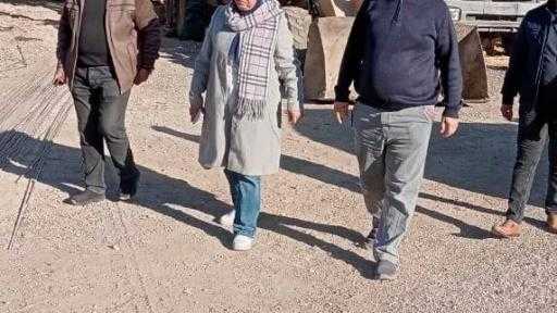 استعدادا للموجة 28 المرأة الحديدية اكرام محمود فى جولة ميدانية للحملة الميكانيكية