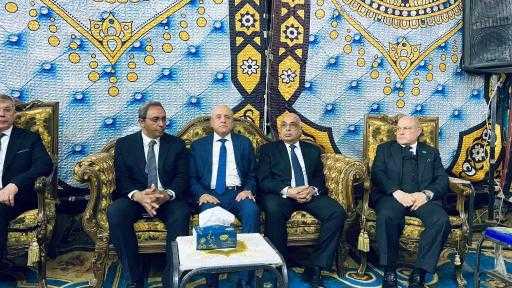 وزير العدل ومحافظا قنا والأقصر يقدمون واجب العزاء في شهيدة الواجب المستشارة سهام صبري الأنصاري بنقاده