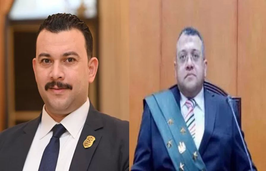 المستشار محمد صلاح والمستشار أمجد الحديدي