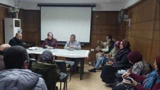 وكيل وزارة الصحة بالمنيا يشدد على ”الحزم الإداري” وتلافي السلبيات في اجتماع موسع لمستشفيات (حميات المنيا، رمد ملوى، صدر ملوى، و الكبد والجهاز الهضمي بملوي)  ​