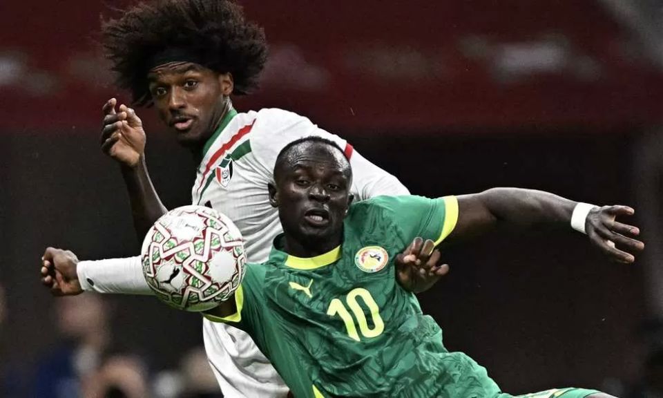 المنتخب السنغالي خلال المباراة 