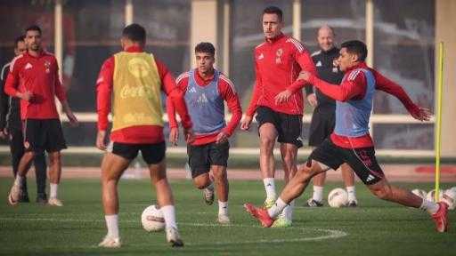 مران قوى للأهلى ورسائل فنية من توروب قبل مواجهة فاركو