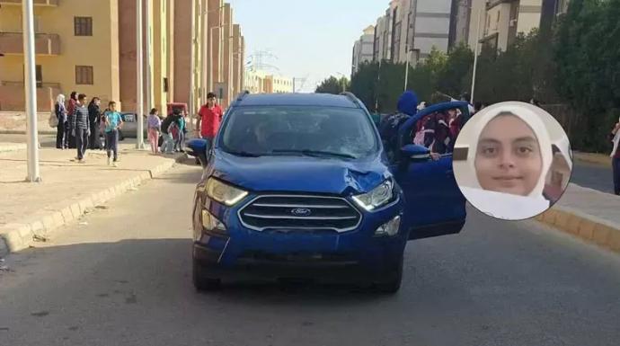 الحبس سنة لولية الأمر المتهمة بدهس الطفلة ”جنى” أمام مدرسة الشروق