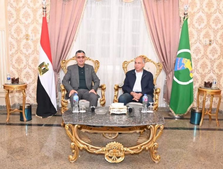 محافظ المنيا ووزير التموين 