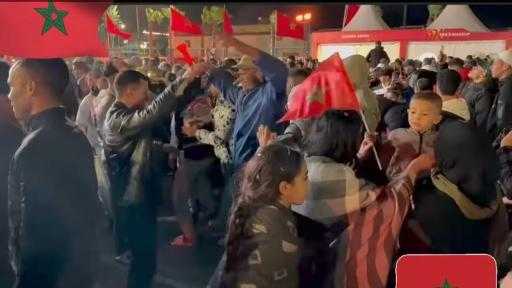 جماهير المغرب تواصل احتفالاتها بتأهل أسود الأطلس إلى نهائي كأس الأمم الأفريقية