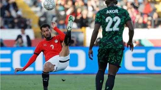 شوط أول سلبى بين مصر ونيجيريا بكأس أمم أفريقيا