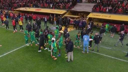 انسحاب مثير لمنتخب السنغال بعد احتساب ركلة جزاء للمغرب فى نهائى أمم إفريقيا