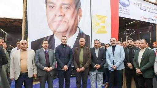 بحضور اللواء الوزير  عماد كدواني محافظ المنيا ”مستقبل وطن المنيا ” ينظم القافلة الطبية الشاملة  ويتمكن من توقيع الكشف الطبي علي ٧٠٠٠  حالة في مختلف التخصصات بالمجان