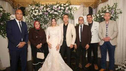 خطوبة الدكتورة «رنا» والرائد «محمد» تجمع نخبة الصحافة والإعلام بنادي ضباط الزمالك