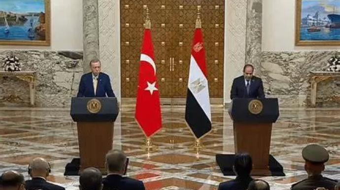 السيسي وأردوغان بـ ”الاتحادية”: مصر الشريك الأول لتركيا في أفريقيا.. وهدفنا 15 مليار دولار تجارة