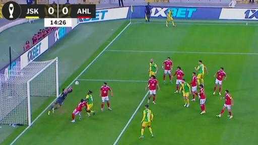 شوبير يتألق ويحافظ على شباك الأهلى أمام شبيبة القبائل فى الشوط الأول