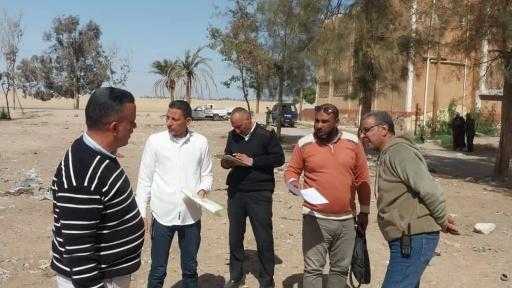 رئيس المركز :ضمن المبادرة الرئاسية ”حياة كريمة”  تسليم قطعتى أرض لإقامة نقطة شرطة بصندفا وابو العباس