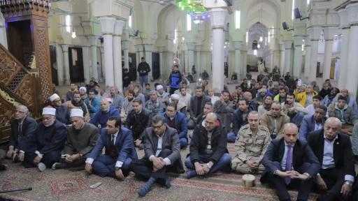 محافظ قنا يشهد احتفالية الأوقاف بذكرى انتصارات العاشر من رمضان بمسجد سيدي عبدالرحيم القنائي