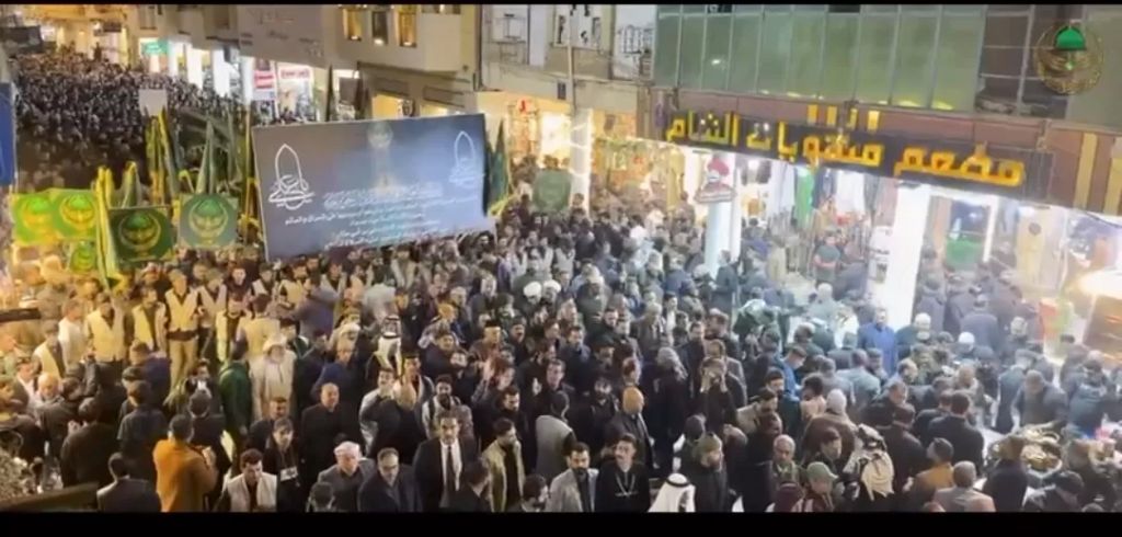 القادرية الكسنزانية تحتفل بذكري الامام علي بن ابي طالب  رضي الله عنه 