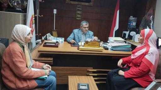 وكيل وزارة الصحة بالمنيا يعتمد تكليف مدير إدارة التمريض الجديد