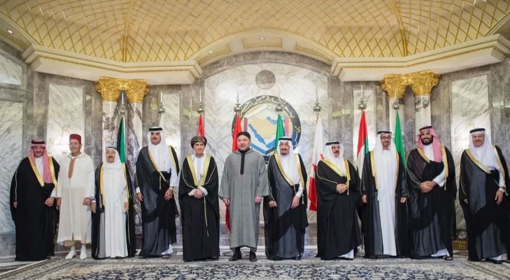قادة الخليج وملك المغرب 