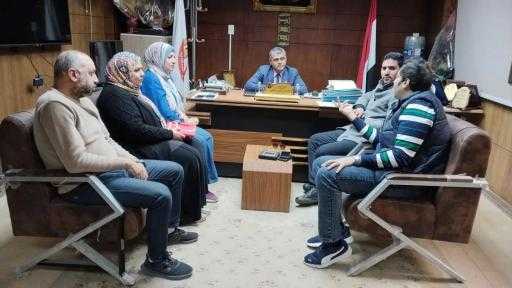 الدكتور محمود عمر يبحث آليات تطوير الأداء الصحي بالمنيا بحضور الدكتور أحمد منصور