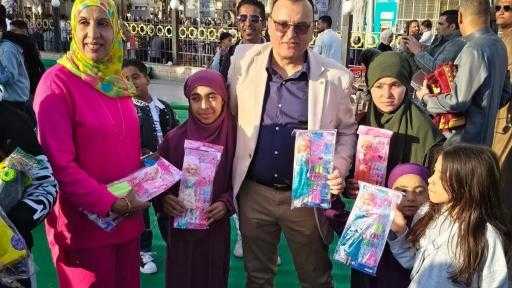 أمانة العمل الجماهيري بـ“مستقبل وطن” البحر الأحمر ترسم البهجة على وجوه الأطفال في أول أيام عيد الفطر بالغردقة