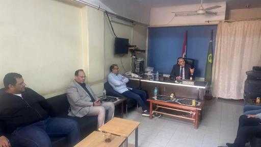 مدير الإدارة الصحية ببنى مزاريجتمع بمديرى المستشفيات