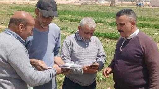 رئيس المركز : استمرار الجولات الميدانية لتقنين اراضى املاك الدولة ببنى مزار