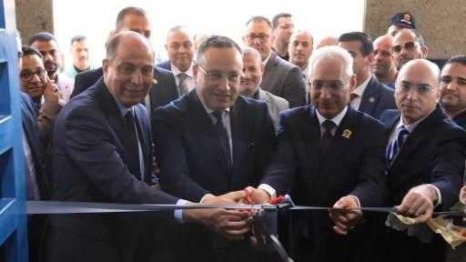 وزير التعليم العالي ومحافظ المنيا ورئيس جامعة المنيا يفتتحون مستشفى استقبال ورعاية الأطفال بجامعة المنيا بتكلفة 300 مليون جنيه