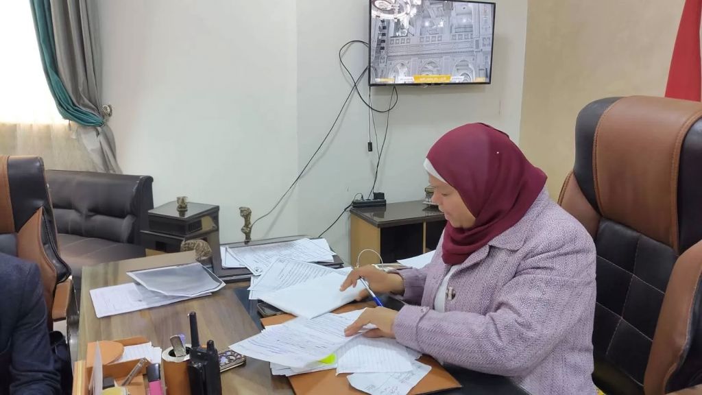 السيدة إكرام محمود رئيس مركز ومدينة بنى مزار 